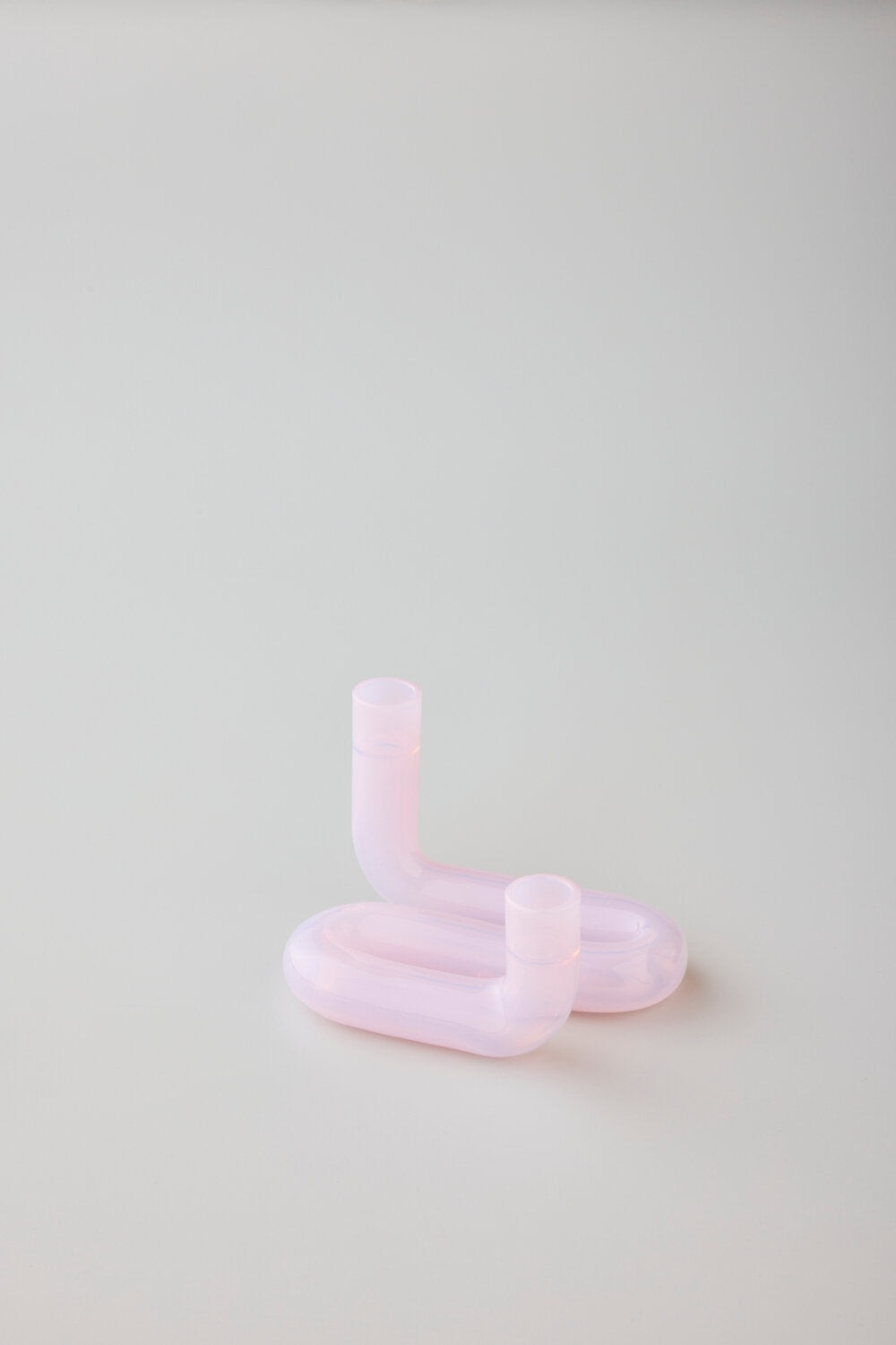 Wave lysestage, Milky Rose - H10 cm.